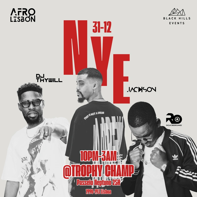 NEW YEAR’S EVE 2026 – AFROLISBON x BLACK HILLS EVENTS