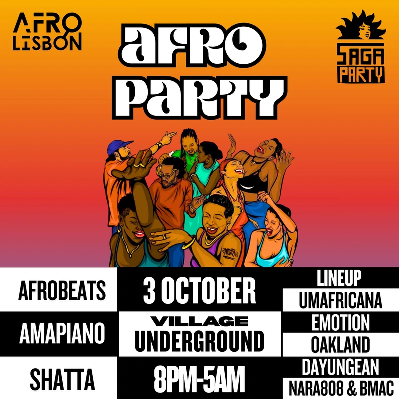 Afro Party - Saga x AfroLisbon
